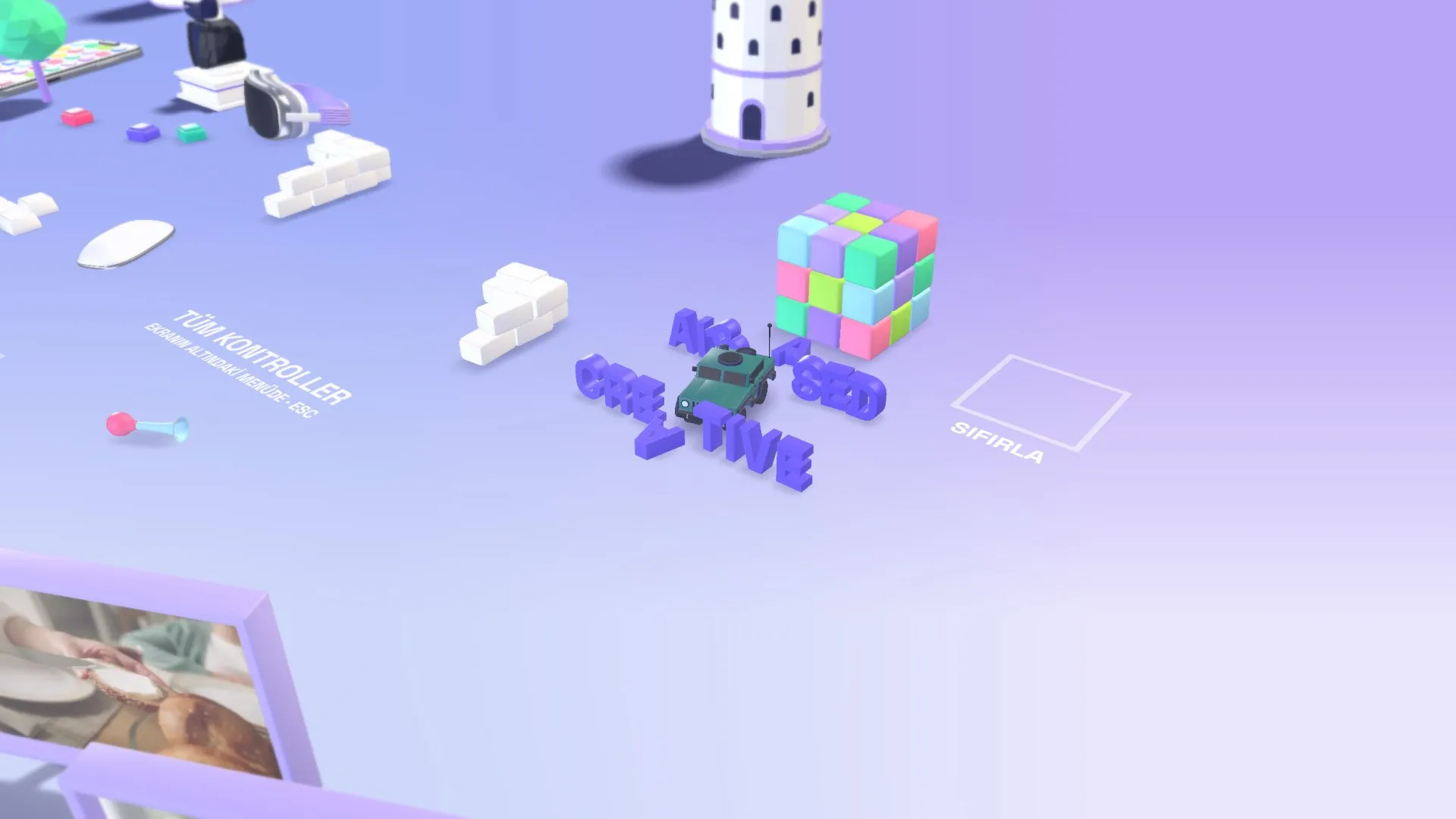 AI Based Creative: Rubik enstalasyonu